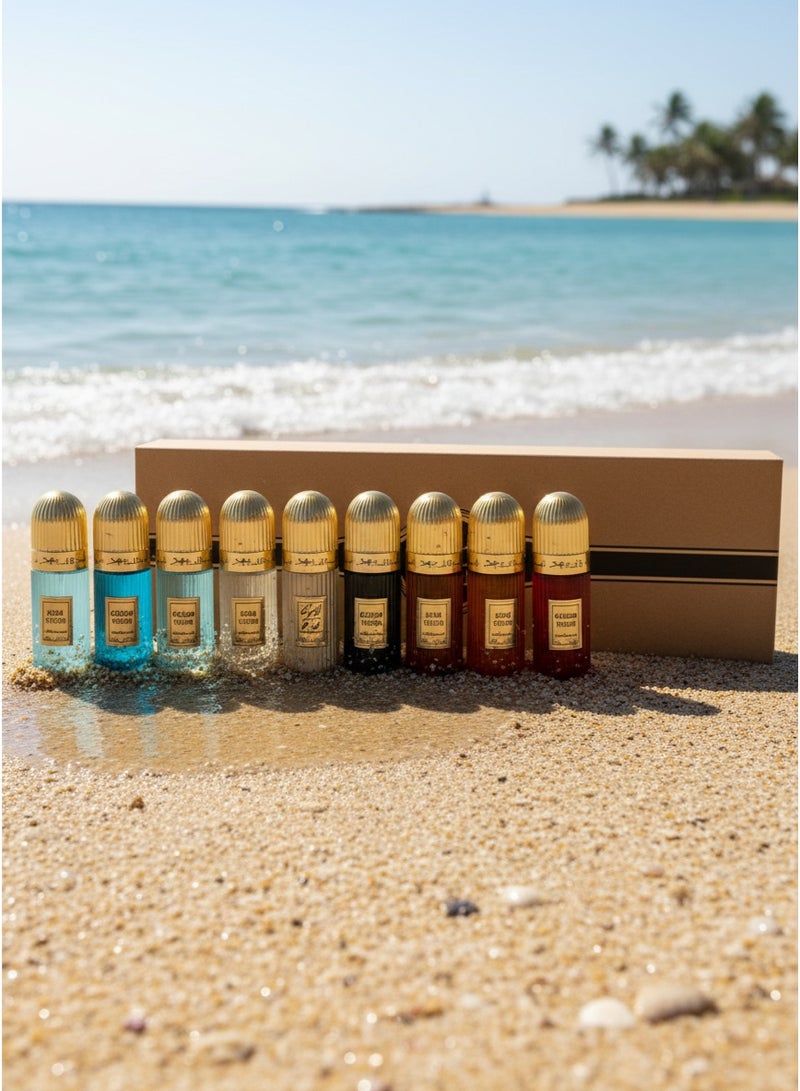 إبراهيم القرشي توباكو ميني كوليكشن أو دو بارفان – 9 قطع × 50 مل - Image 5